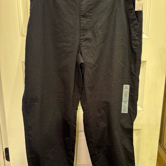 NWT Old Navy OG Chino Ankle Pants size XL Black Gorpcore Indie Granola Classic - Picture 2 of 9